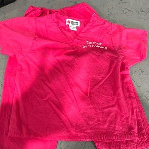 Dr in training scrubs!